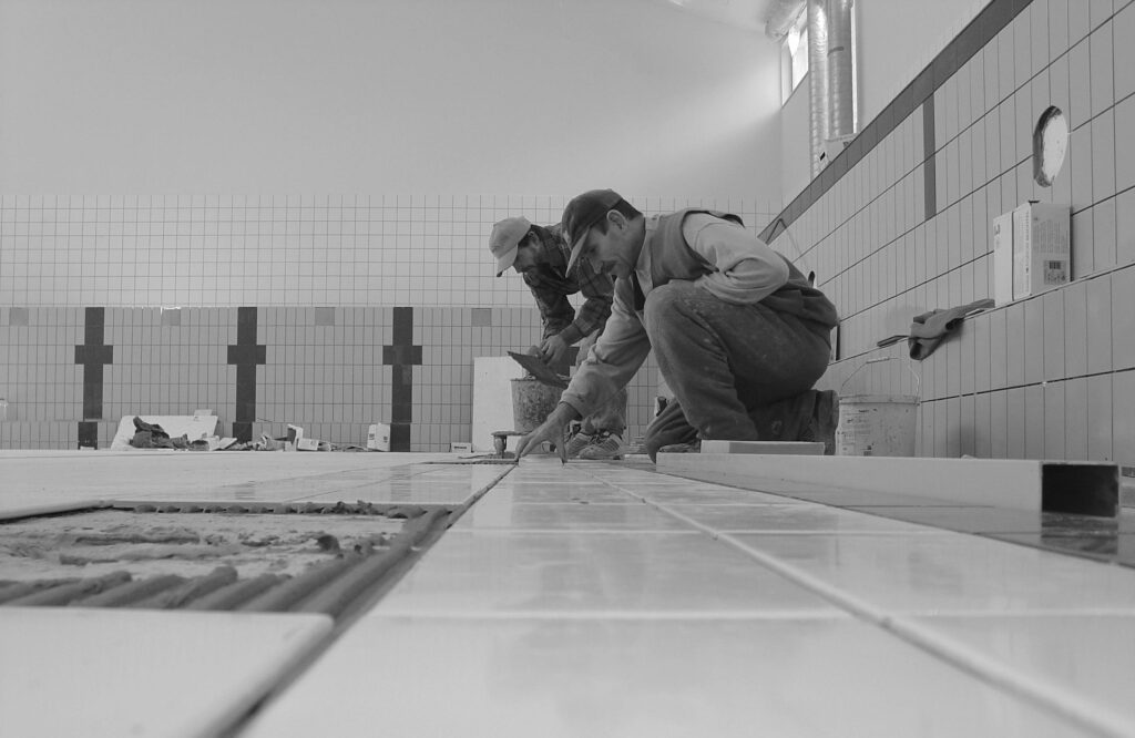 tiles installation